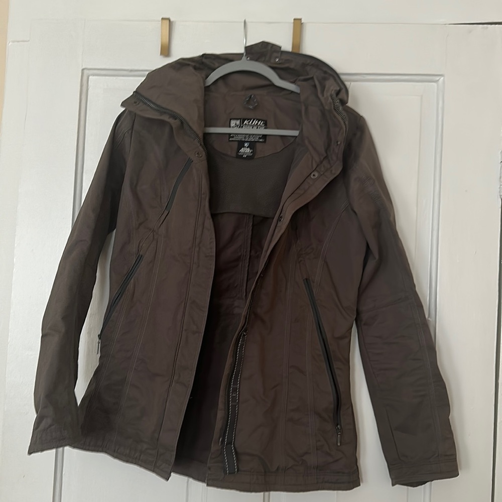 KUHL light spring jacket/wind breaker. Utility. Size XS, Grey.